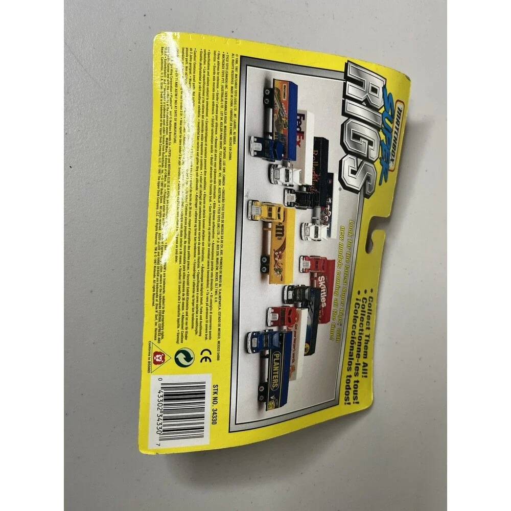 Vtg 1996 Matchbox Super Rigs #34330 Nintendo 64 Super Mario Semi Trailer
